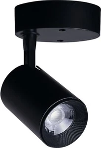 Reflector LED Aluminio Negro 7W Redondo Moderno Práctico Manta Foco, Lámpara - Imagen 1 de 1