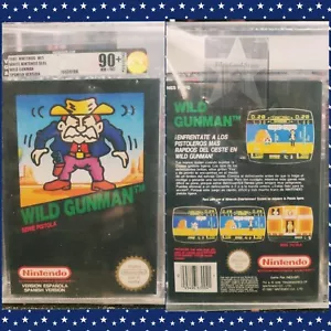 Wild Gunman Nintendo NES VGA 90+ Archival Spanish Black Box Version BTTF - Picture 1 of 1