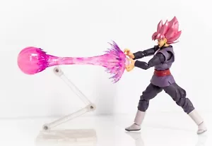 SH Figuarts Dragon Ball Personalizado Goku Negro Rosa Rosa Rosa Kamehameha SOLO EFECTO - Imagen 1 de 4