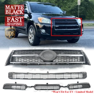 For Toyota RAV4 Base/Sport 2009-2012 Front Bumper Upper Lower Grille Trim Cover - Picture 1 of 10