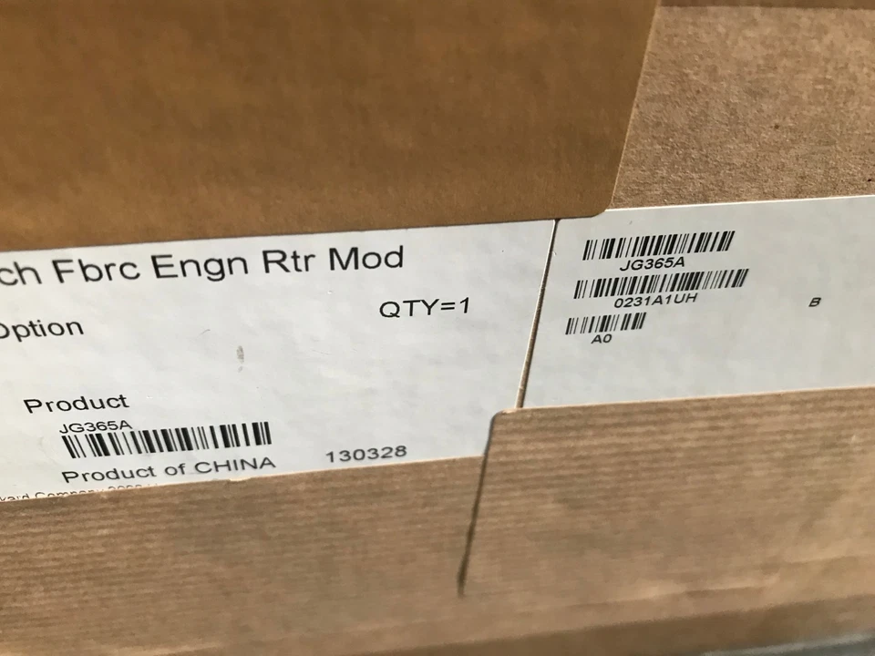 JG365A 0231A1UH HP HSR6808 SFE-X1 Switch Fabric Engine Router Module, NEW. - Image 1 of 1