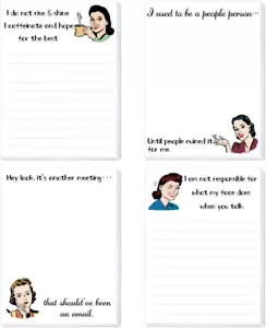 Funny Notepads for Women Novelty Memo Pads Office Gag Gifts for Coworkers Christ - Picture 1 of 7