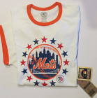 MENS NWT '47 BRAND NEW YORK METS VINTAGE COOPERSTOWN COLLECTION T-SHIRT - 2XL