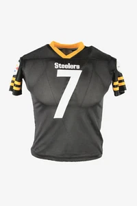 NFL Steelers Roerglusberger 7 Apparel Shirts Sports 90s Black Size M - CW0868 - Picture 1 of 4