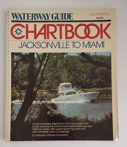 Waterway Guide Chart Book Jacksonville to Maimi Published 1986 - Picture 1 of 7