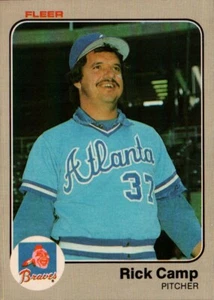 1983 Fleer Baseball #133 - Rick Camp - Atlanta Braves  83-859 - Picture 1 of 2