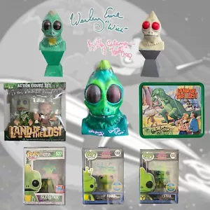 Sid & Marty Krofft's Land of the Lost Figurine Collection signed by Will & Holly - Picture 1 of 15