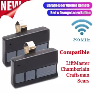 1/2PC Garage Door Opener Remote For Chamberlain LiftMaster 893LM 953EV-P2 Learn - Picture 1 of 14