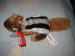 Aurora Plüschtier CHIPMUNK "Chip" 2014 Stofftier kleines braunes weiches Eichhörnchen 10 Zoll - Bild 1 von 4