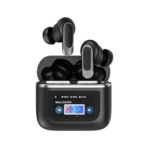 Bluetooth Earbuds Wireless Noise Cancelling Headphones with LCD Touch Control - Picture 1 of 10