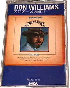 The Best Of Don Williams Volume Three Country Music Cassette 1W11 - Picture 1 of 4