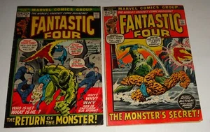 FANTASTIC FOUR #124,125 MONSTER STORY VG'S 1972 - Picture 1 of 1