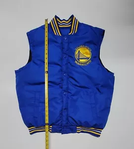 JH Design Golden State Warriors Reversible Vest Mens Size Large Steph Curry Rare - Picture 1 of 16