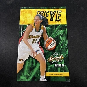 Seattle Storm vs LA Sparks - WNBA Program - August 6, 2003 - Sue Bird 10pts 10as - Picture 1 of 5