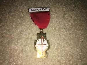 Boy Scout BSA Agnus Dei Lutheran Religious Award Uniform Medal - Picture 1 of 1