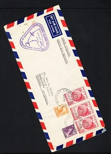 RARE AUSTRALIA 1955 FIRST DAY SERVICE FLIGHT COVER TO COCOS (KEELING) ISLAND - Picture 1 of 5