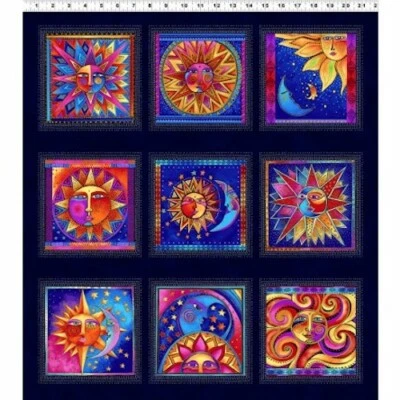 Laurel Burch***CELESTIAL MAGIC*** 面板 24 英寸 X 44 — 第 1/2 张图片