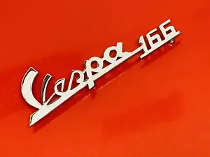 VESPA 166 ATORNILLADO CROMADO EN 3 PINES INSIGNIA PERSONALIZADA CON MATERIALES DE FIJACIÓN - Imagen 1 de 8