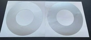 2 x Silver Pioneer CDJ Jog Wheel Skins / Covers CDJ 2000 1000 900 850 800  - Picture 1 of 2