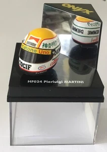 ONYX 1/12 F1 HELMET HF024 Pierluigi MARTINI - Picture 1 of 5