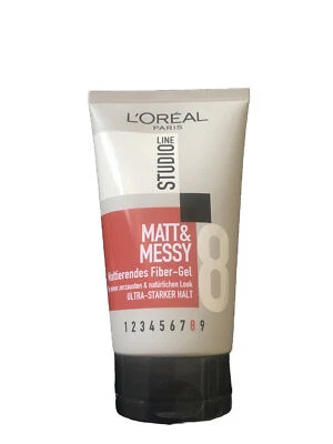 150ml Loreal Matt & Messy Matierendes Fiber Gel für einen zerzausten halt 8 - Bild 1 von 2