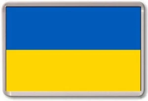 FRIDGE MAGNET - UKRAINE FLAG - Large - Europe - Picture 1 of 1