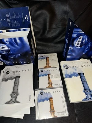 m Tropolis Multimedia Authoring Tool v 1.1 Manuals & 3.5" Disks MAC Ver 2 Bonus - Image 1 of 4