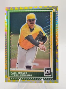 2025 Donruss Optic Baseball #29 Paul Skenes Prizm Flex Parallel #'d /149 Pirates - Bild 1 von 2