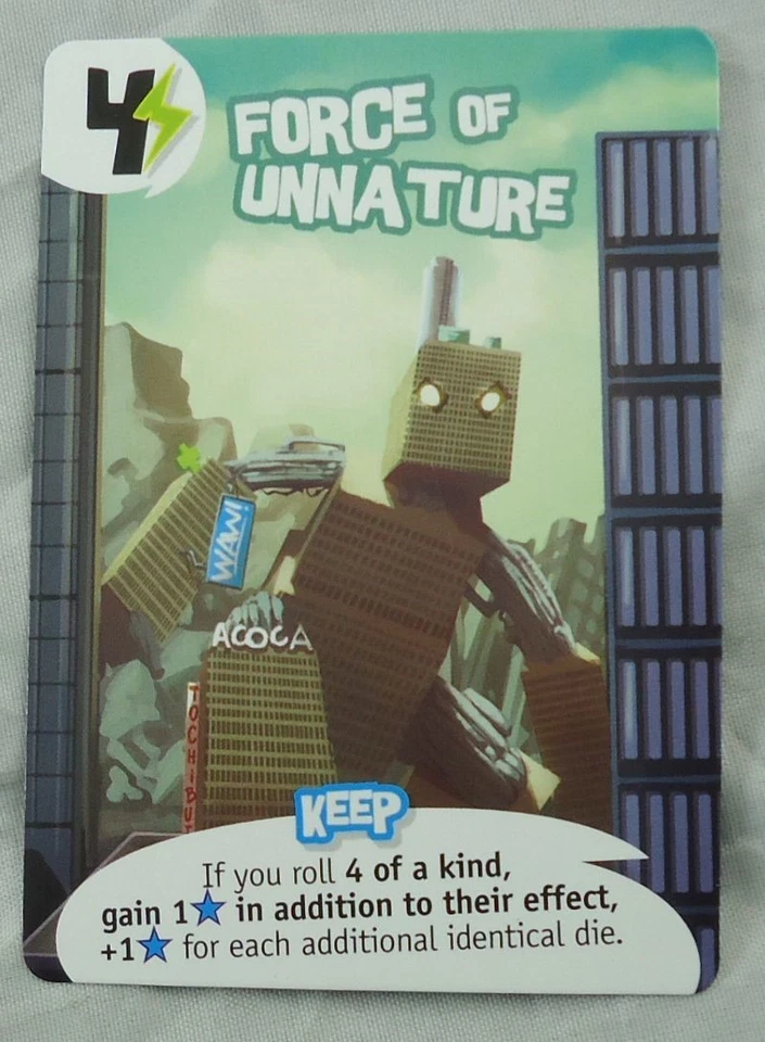 Tarjeta promocional King of New York Force of Unnature de Iello Foto 1 de 1