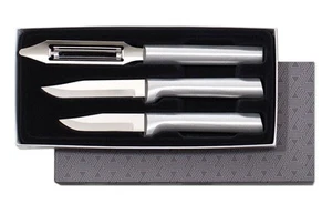 Cutlery 3-Piece Basics Knife Gift Set, Silver Handles - Picture 1 of 6
