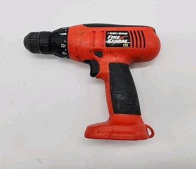 Taladro Driver Black & Decker Firestorm 12 V HP331 Tipo 2 HERRAMIENTA SOLO PROBADO FUNCIONA Foto 1 de 4