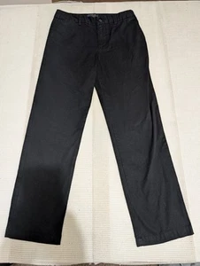 Polo Ralph Lauren Dress Casual Black Chino Slacks Red Pony Logo Youth Kids Sz 14 - Picture 1 of 6