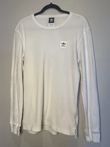 Adidas Originals Climalite weiß Thermo Langarm Oberteil Herren Größe Small " - Bild 1 von 9