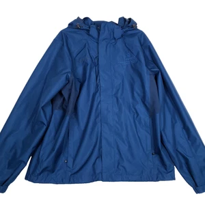 Eddie Bauer Jacket WeatherEdge Hooded 3XL Blue Utility Core Outdoor Stormwear - Picture 1 of 14