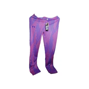 Under Armour Striped Tights Pants Heat-Gear Multicolor size YXL NWT. 1 - Picture 1 of 6