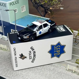 Modellino auto Rollin 1/64 San Francisco dipartimento di polizia unità K-9 metallo pressofuso - Foto 1 di 9