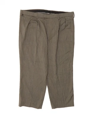 DOCKERS Hombres Calce Relajado Capri Traje Pantalones W40 L25 Gris Espiga DC31 Foto 1 de 4