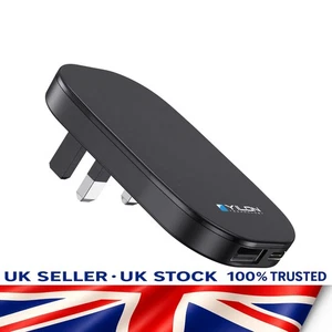 20W USB-C PD + USB-A QC Schnell Ladegerät | Dual Port klappbar UK Stecker | Handy - Bild 1 von 12