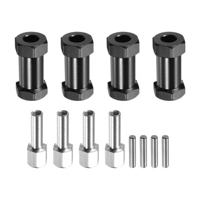 4stk 12mm Radnabenadapter Kombinierer Kupplung, Aluminium 25mm Verlängerung - Bild 1 von 4