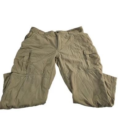 Calça cargo Duluth Trading Co. masculina 2XL x 30 forrada de lã seca na mosca - Imagem 1 de 4
