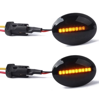 Side Light Car Accessories For FIAT 500/500C 500L 500 595 LED Turn Signal Light - Image 1 of 4