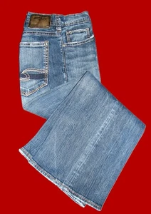 Silver Jeans Co Zac Mens 40x30 Relaxed Fit Dark Wash Bootcut Classic Denim VGC - Picture 1 of 14