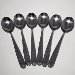 Set of 6 Reed & Barton Select Edgartown 6 7/8" Oval Soup Spoons Stainless - Picture 1 of 9