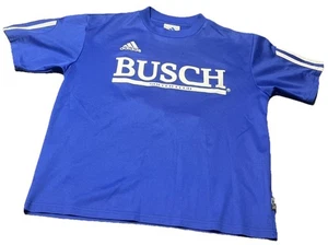 Busch Soccer Club Shirt Youth Large Blue Adidas Soccer Jersey 22 Athletic Tee - Picture 1 of 4
