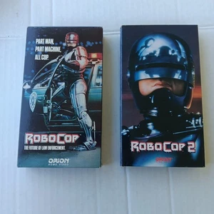 Lot Of 2x Robocop 1 And 2 VHS Peter Weller Orion Home Video  - Imagen 1 de 14