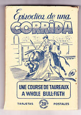 Episodios De Una Corrida Course de taureaux A whole bull-fight TUSER 20 cartes