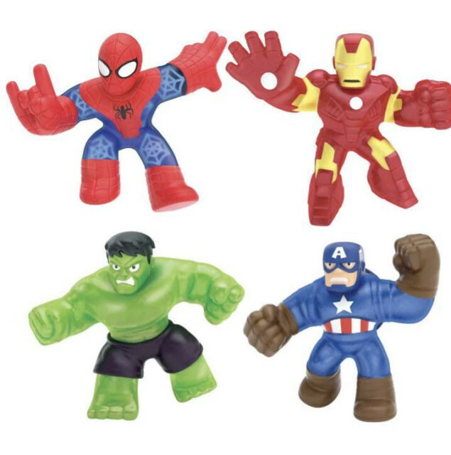 Heroes of GOO Jit ZU Spider-Man/Hulk/IronMan/CaptainAmerica Action Figure - 37260