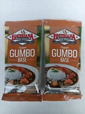 Louisiana Cajun Gumbo Base  Just Add Rice, Seafood Or Meat Quick & Easy 2- Pk.