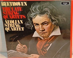 SEALED*BEETHOVEN*LATE STRING QUARTETS*AEOLIAN Sqt*ARGO/DECCA UK D155D4*PERFECT - Picture 1 of 1
