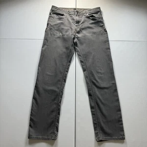 Prana Bridger Jeans Men 36x30 Gray Slim Fit Straight Organic Casual Outdoor - Picture 1 of 9